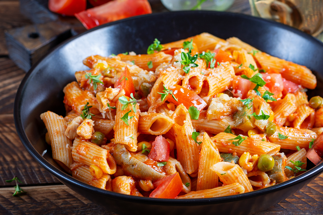 SPICY TOMATO AND VODKA PASTA