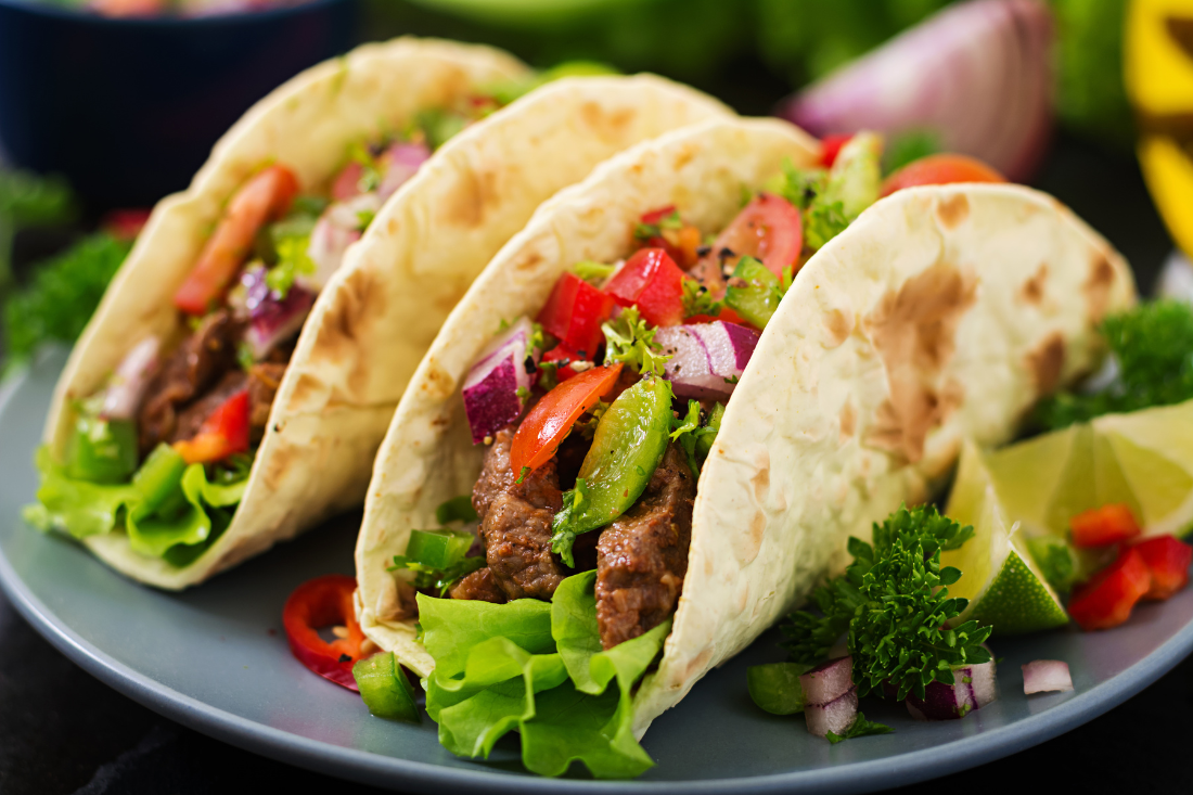 DEMITRI’S BEEFED UP BLOODY MARY TACOS