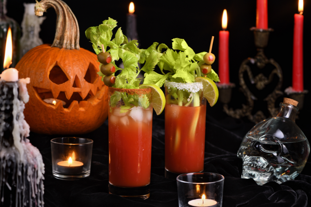 Bloody Good Halloween: Spooky Bloody Mary Bar Ideas
