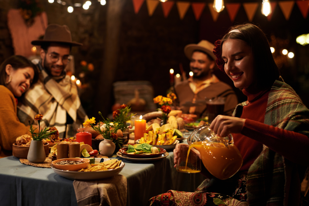 Easy Friendsgiving cocktails with Demitri’s Bloody Mary Seasonings